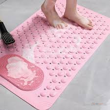 Non-Slip Shower Mat for Bathroom & Tub – Anti-Slip Bath Mat, Water-Resistant Floor Mat for Shower, Bathtub & Bathroom Safety