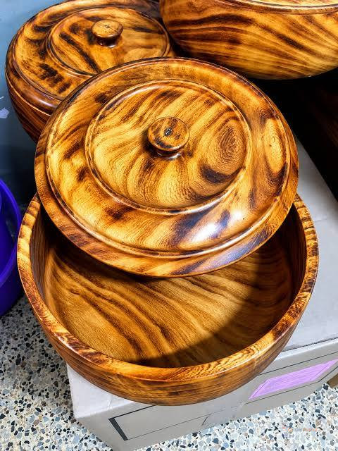 Bamboo Chapati Dish 12 x 8 Inches – Smooth-Finish Serving and Food Storage Dish