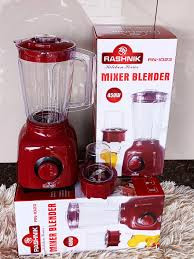 Rashnik RN-1040 2-in-1 Blender with Grinder Attachment – Versatile Kitchen Food Preparation Appliance