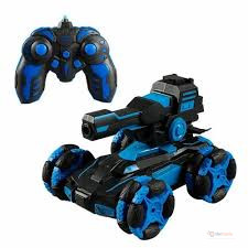 MOKA 2.4GHz 4WD Remote Control Water Bomb Tank Chariot – RC Battle Toy for Kids, Stunt Play & Outdoor Fun
