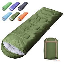 Camping Sleeping Bag – Warm & Comfortable Sleeping Bag for Camping, Travel, Indoor & Outdoor Use