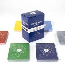 Ice Breaker Deeper Talk Deck Cards – Conversation Starter Game for Couples, Friends, Family & Social Gatherings
