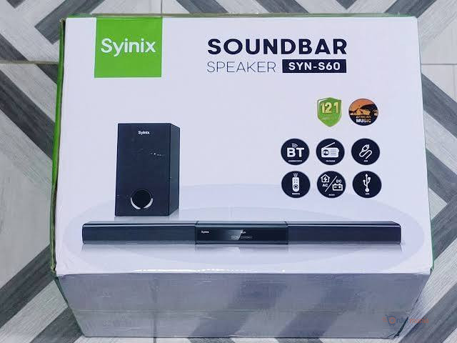 Syinix Soundbar Speaker – Home Audio for TV, Movies & Music