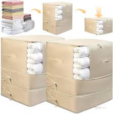 Compression Duvet Bags – Space-Saving Storage Organizer for Duvets, Blankets, Bedding, Clothes & Home Organization