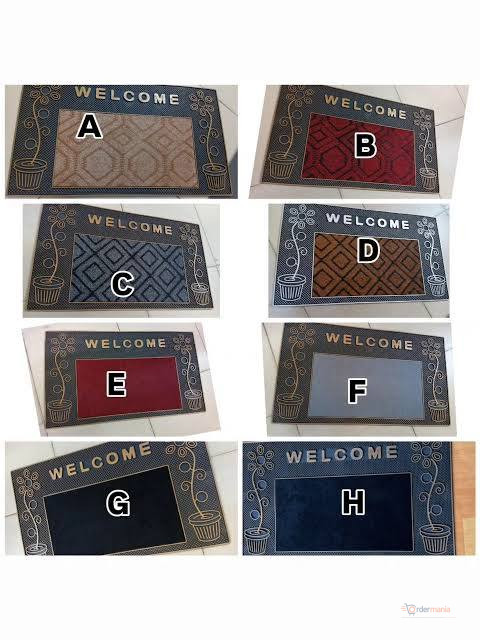 Welcome Heavy Rubber Mat 40×70cm – Durable Entrance Mat for Home & Office