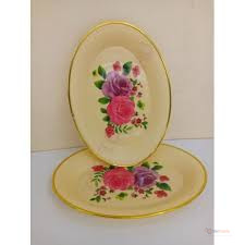 14 Inch Oval Fibre Tray – Serving & Food Presentation Tray