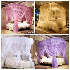 Mosquito Net with Metallic Stand – Freestanding Bed Mosquito Protection Net for Home & Bedroom