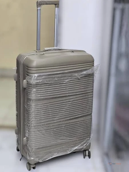 JAZZ Power 29-Inch Travel Suitcase – PP Rubber Fiber Luggage with Double Anti-Theft Zipper & Extension