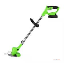 Cordless Electric Grass Cutter – Battery-Powered Lawn Trimmer for Garden, Grass & Outdoor Maintenance