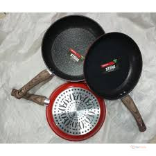 Tone 24cm Pure Granite Non-Stick Pan | Heavy-Duty Frying & Cooking Pan