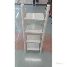4 Layer Metallic Ladder – Strong Multi-Level Step Ladder for Home