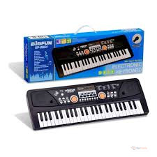 49 Keys USB Electric Piano with Microphone – Kids Electronic Keyboard for Music Learning, Singing & Creative Play