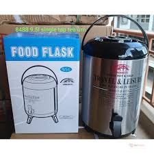 9.5L Stainless Steel Tea Urn 8488 | Single Tap Hot Beverage Dispenser