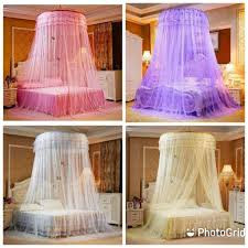 Round Mosquito Net – Free Size Polyester Bed Net, Easy Assembly for Home & Bedroom