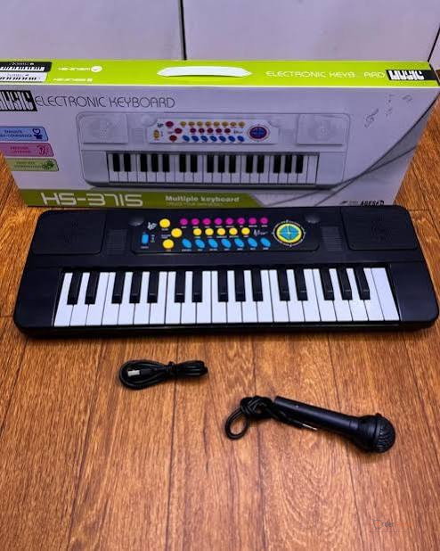 37 Keys Electronic Keyboard with Microphone & USB Cable for Kids