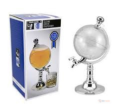 Acrylic Globe Beverage Dispenser – Juice, Wine and Beer Serving Dispenser with Tap