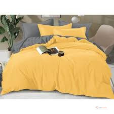 Cotton Duvet Cover Set 6x7 – 1 Duvet Cover, Bedsheet & 4 Pillowcases