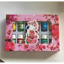 Natural Essential Oil Set 12 Pieces – Lavender, Rose, Jasmine & More