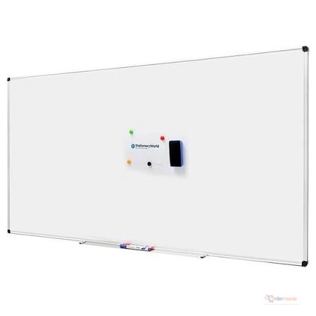Magnetic Dry-Erase Whiteboard 90×150cm – Aluminum Frame Writing Board with Marker & Eraser for Office, School & Home