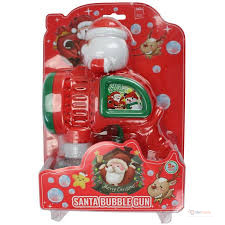 Christmas Bubble Gun Battery Operated – Fun Bubble Blower Toy for Kids, Christmas Parties & Festive Celebrations