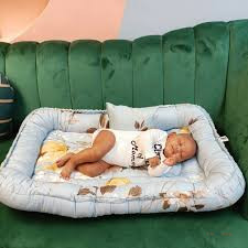 Baby Nest Co-Sleeper Foldable with Pillow – Portable Baby Nest for Supervised Baby Care, Resting & Everyday Use