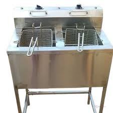 Electric Double Fryer Jua-Kali – Commercial Double Deep Fryer with Stand for Restaurants, Hotels & Food Businesses