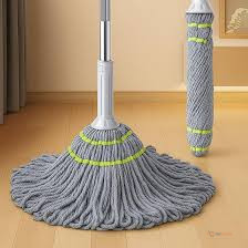 Self-Wringing Twist Mop Hands Free – Easy Squeeze Floor Cleaning Mop for Home, Kitchen, Bathroom & Office