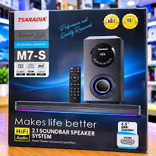Nunix M7S Soundbar Speaker System – 2.1CH Bluetooth Home Theater with Subwoofer | OrderMania Kenya