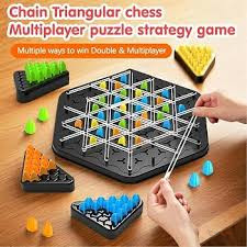 Chain Game Multiplayer Strategy Board Game for 1–4 Players – Territory Puzzle Game for Family, Kids & Friends