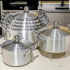 Tornado 14-Pcs Stainless Steel Cooking Pot Set – Multi-Piece Cookware Set for Everyday Family Meals