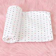 Newborn Dotted Baby Shawl – Soft Fleece Baby Warmer Blanket for Newborns, Infants & Everyday Comfort