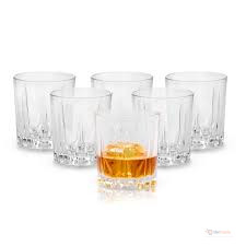 6Pcs Niceone Whisky Crystal-like Shot Glasses – Elegant Mini Drinking Glasses for Whisky, Spirits, Parties & Home Bar