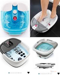 Foldable Electric Foot Spa Massager – Portable Foot Bath Machine