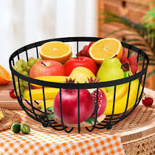 Fruit Basket – Stylish Kitchen Countertop Storage Basket for Fruits and Everyday Organisation