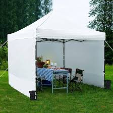 3m x 3m Pop-Up Gazebo Canopy Tent with 3 Sidewalls