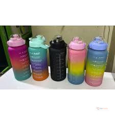4-in-1 Motivational Water Bottle Set 2L 750ml 600ml 300ml