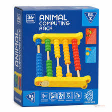 Animal Computing Rack – Wooden Abacus Counting & Early Math Learning Toy for Kids, Preschool & Home Learning
