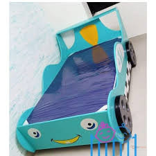 3×6 Kids Baby Cot Bed with Decorated Side & Wheels | Baby Sleeping Cot