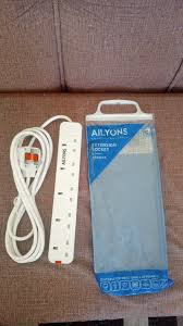 Ailyons 5-Way Extension – Multi-Socket Power Extension for Home, Office, TV, Electronics & Everyday Use