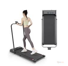 Foldable Walking Pad Treadmill with LED Display & Handrail