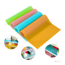 4Pcs Waterproof Fridge Mats – Refrigerator Shelf Liners & Kitchen Storage Mats for Easy Cleaning & Organisation