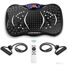 Evoland Vibration Plate Exercise Machine – Whole Body Vibrating Platform with Remote Control & LED Display for Home Workouts