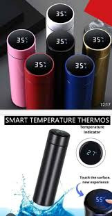 Thermos Flask Insulated Water Bottle – Vacuum Stainless Steel Thermal Cup for Hot & Cold Drinks