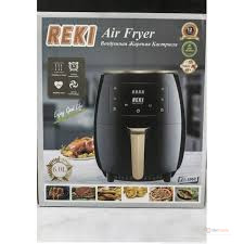 Reki 6L Air Fryer – Metallic Non-Stick Oven for Easy Cooking