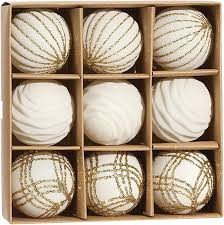 30 Pcs Christmas Decorations Mixed Baubles – Festive Christmas Tree Ornaments for Home & Holiday Décor