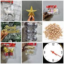 Christmas Decoration Set – Deer, Snowman, Banner, Balls, 100 Berries, Bells & Sticks Festive Décor Package
