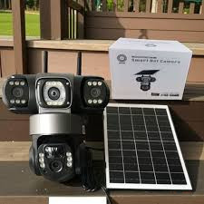TZ3 VTS28G 3-Lens Solar 4G Camera | SIM Card Outdoor CCTV Security Camera