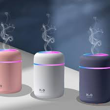 Mini Air Humidifier Oil Diffuser – Compact Humidifier & Aroma Diffuser for Home, Bedroom, Office & Personal Spaces