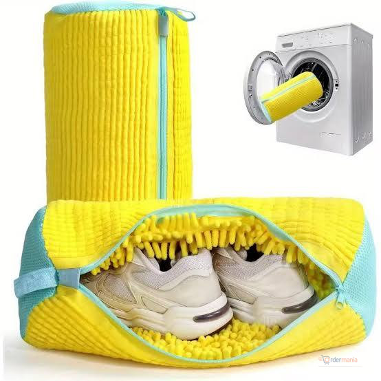 2pcs Microfibre Shoe Washing Bags for Washing Machine – Shoe Cleaning Laundry Bags