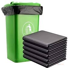 Big Size 50Pcs Garbage Bags – Large Trash Bags for Home, Office, Kitchen, Events & Everyday Waste Disposal